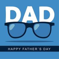 Happy Fathers Day card vector