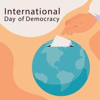 international day of democracy vector