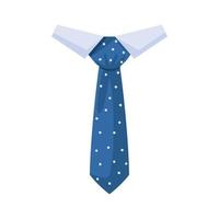 necktie shirt accessory vector