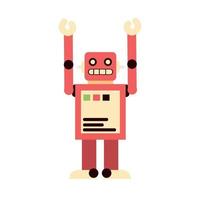 robot kids toy vector