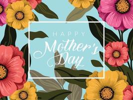 Happy Mothers day banner vector