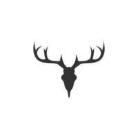 Antler icon logo design vector