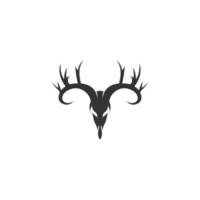 Antler icon logo design vector