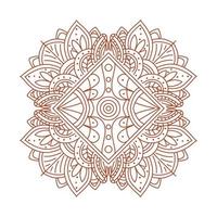 indian mandala decoration vector