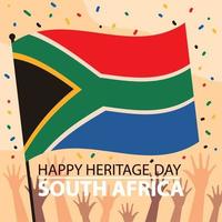 Heritage Day Africa South Africa vector