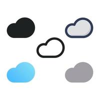 Cloud Weather Icon vector