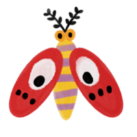 mariposa pintada de acuarela png
