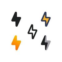 Thunder Cloud Icon vector