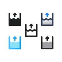 High Tide Icon vector