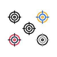 Shooting Dart Icon vector