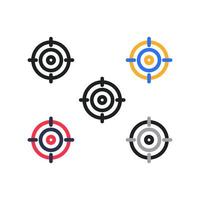 Shooting Dart Icon vector