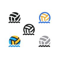 icono de pelota de voleibol vector