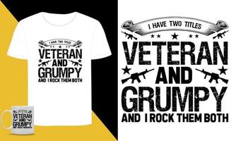 American veteran typographic SVG t shirt vector