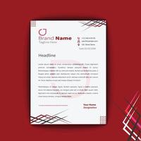 Professional business letter design vector