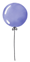 Watercolor Balloon for birthday png