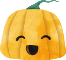 acquerello carino e colorato zucca png