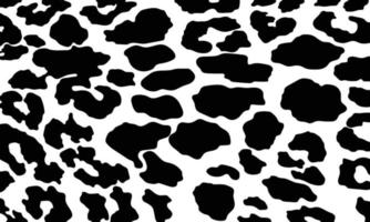 Vector black leopard print pattern animal. Leopard skin abstract for printing and more.