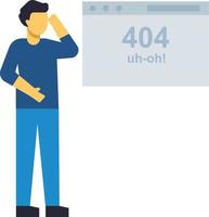 The web page has a 404 error. vector