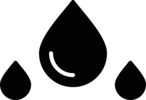 Drops Glyph Icon vector