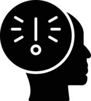 New Solution Glyph Icon vector