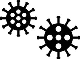 Bacteria Glyph Icon vector