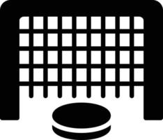 Hockey Net Glyph Icon vector