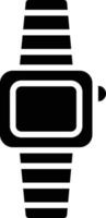 Watch Synchronization Glyph Icon vector