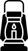 Lantern Glyph Icon vector