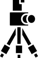 Tripod Glyph Icon vector