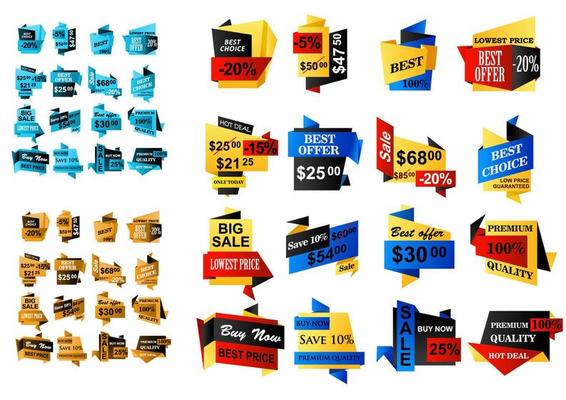 Web banners and stickers