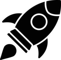 Rocket Glyph Icon vector