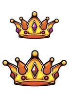 Vintage heraldic crown vector