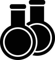 Flask Couple Glyph Icon vector