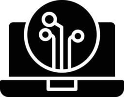 Computing Technonlogy Glyph Icon vector