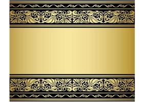 Gilded ornmaments and patterns vector