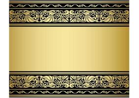 Gilded ornmaments and patterns vector