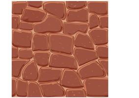 Brown stone seamless background vector