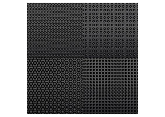 Four repeat seamless carbon patterns