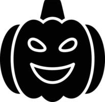 Halloween Pumpkin Glyph Icon vector