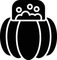 Trick or Treat Glyph Icon vector