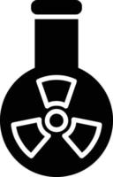 Flask Glyph Icon vector