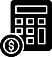 Budget Glyph Icon vector