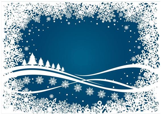 Winter christmas background