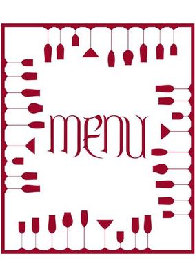 Bar menu background