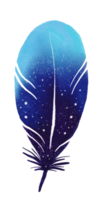 watercolor painted feather png