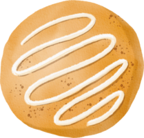 watercolor hand drawn cookie png