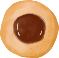 watercolor hand drawn cookie png