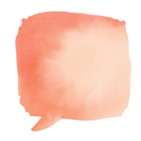 watercolor painted bubble png