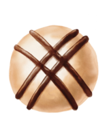 bombas de chocolate branco png