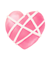 Valentine Chocolate Bomb  Watercolor Painted png